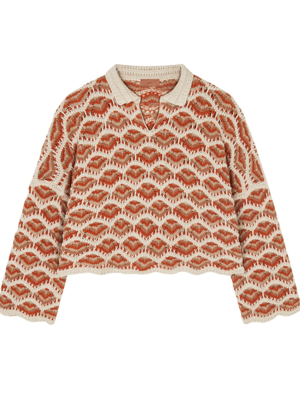 polo Hawa jumper crochet-knit Mahal Alanui Women 0701
